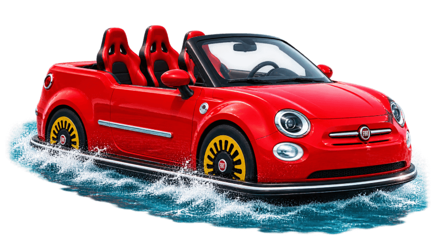 Семейный водный катер Fiat 500L