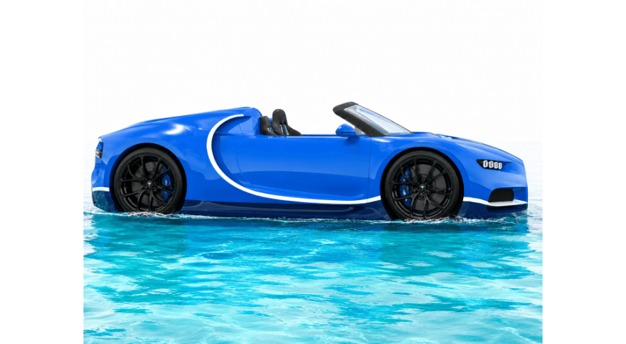 Премиальный водный катер Bugatti миниатюра 2